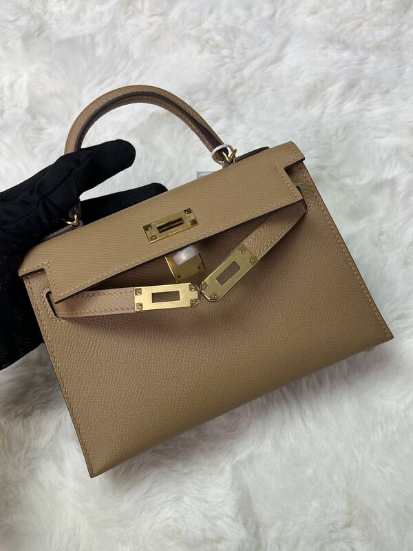 Hermes Kelly 19 Pink lizard top handle — Premium Replica