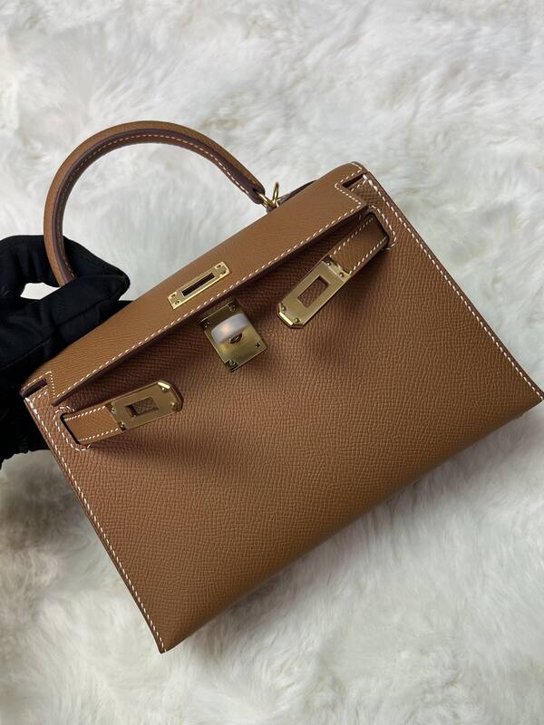 Hermes Kelly 19 Pink lizard top handle — Premium Replica