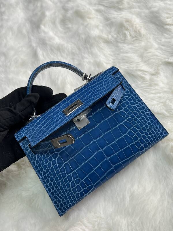 Hermes Kelly 19 Pink lizard top handle — Premium Replica