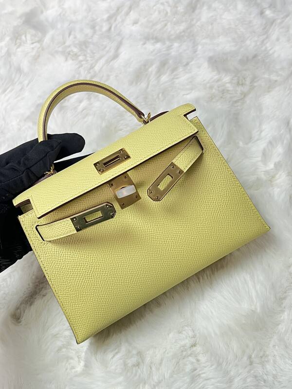 Hermes Kelly 19 Pink lizard top handle — Premium Replica