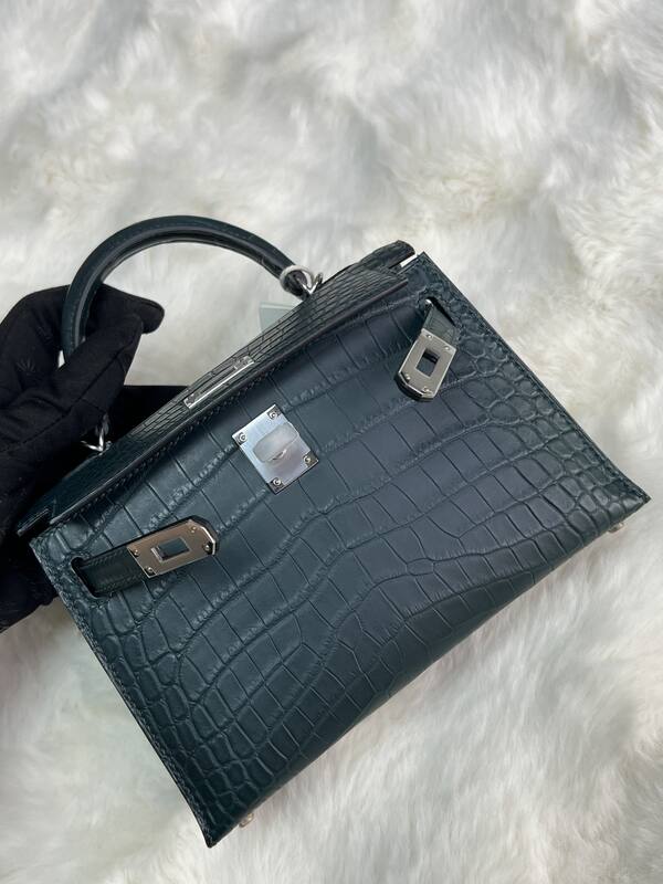 Hermes Kelly 19 Pink lizard top handle — Premium Replica