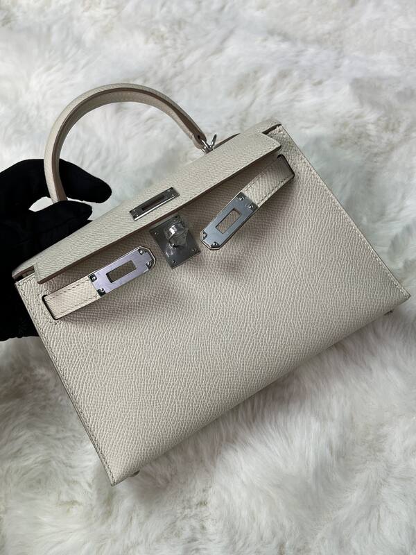 Hermes Kelly 19 Pink lizard top handle — Premium Replica