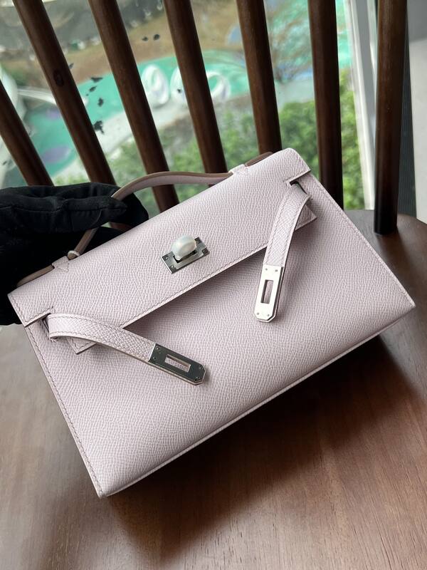 Hermes Kelly Danse Black lizard crossbody — Premium Replica