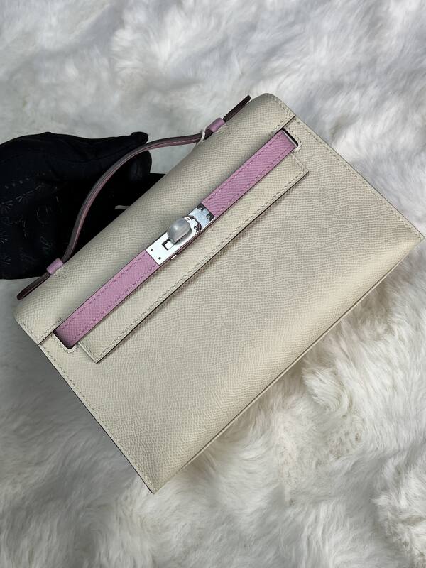 Hermes Kelly Danse Black lizard crossbody — Premium Replica