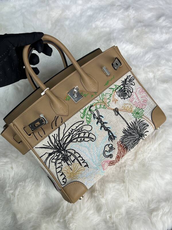 Hermes Birkin 25 Blue crocodile 25 handbag — 1:1 Replica