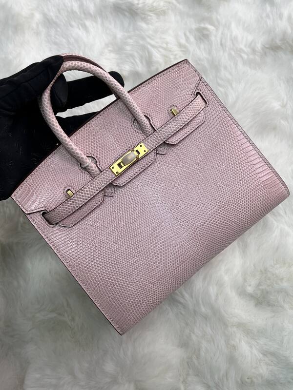 Hermes Birkin 20 Black Gray 20 top handle — Premium Replica