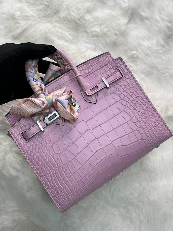Hermes Birkin 20 Black Gray 20 top handle — Premium Replica
