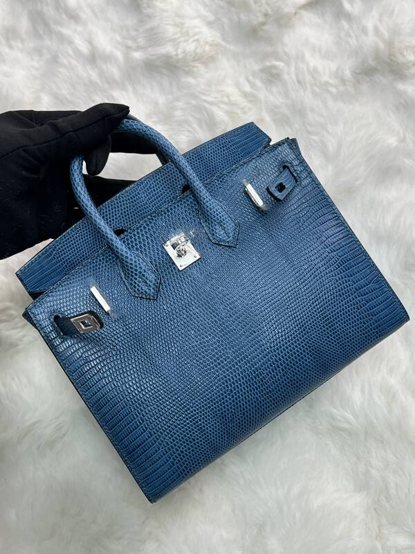 Hermes Birkin 20 Black Gray 20 top handle — Premium Replica
