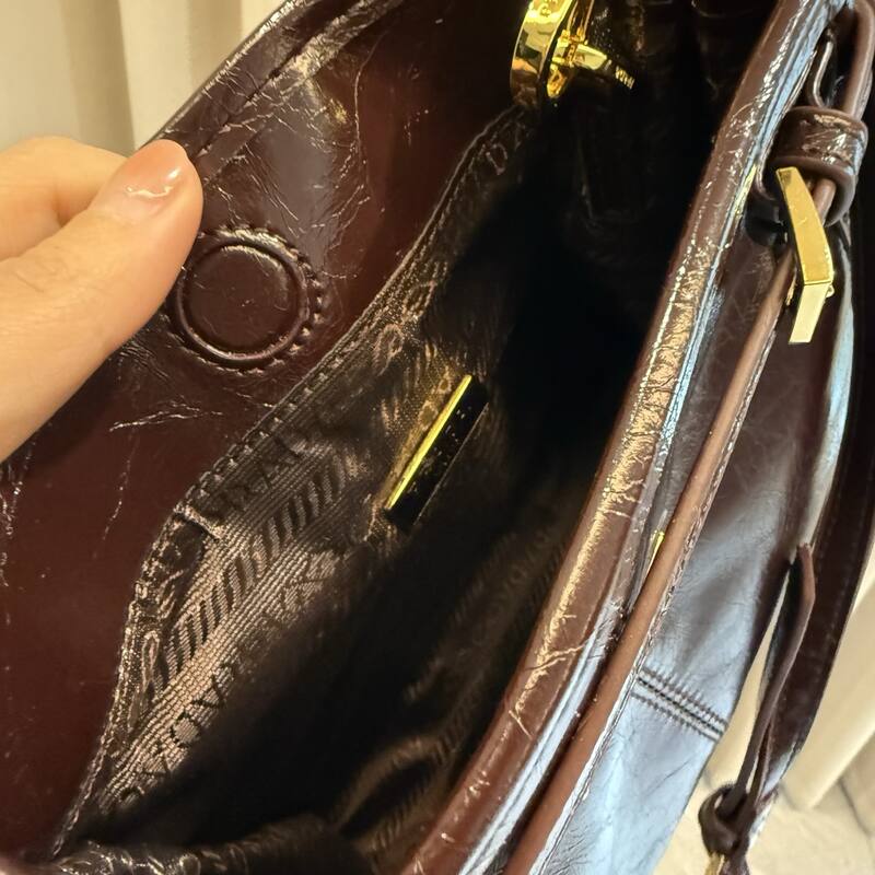 Prada Brown 25x18x10cm shoulder bag — Top Quality Replica