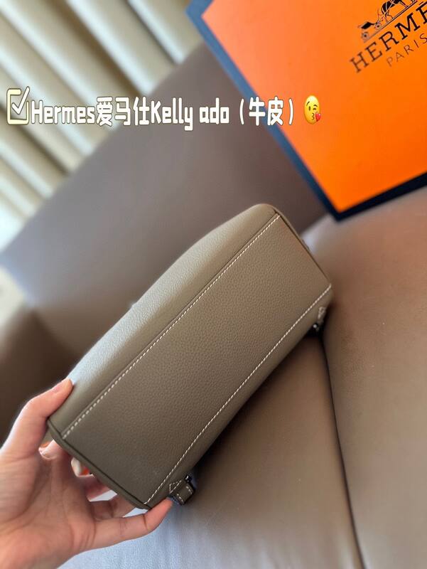 Hermes Kelly Ado Etoupe backpack — Premium Replica