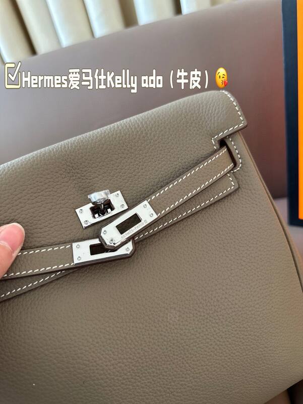 Hermes Kelly Ado Etoupe backpack — Premium Replica