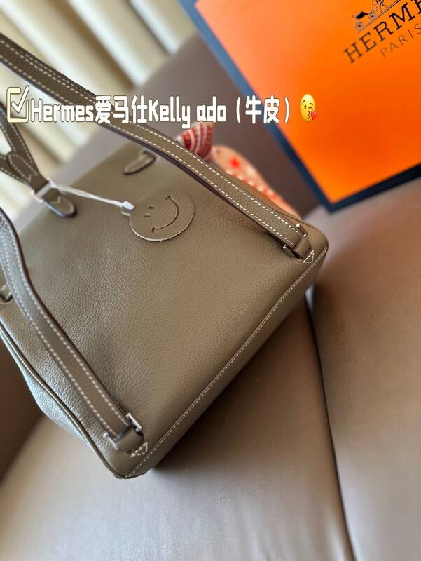 Hermes Kelly Ado Etoupe backpack — Premium Replica
