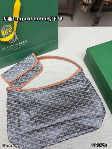 Goyard Hobo Canvas 34cm shoulder 1 1 Replica