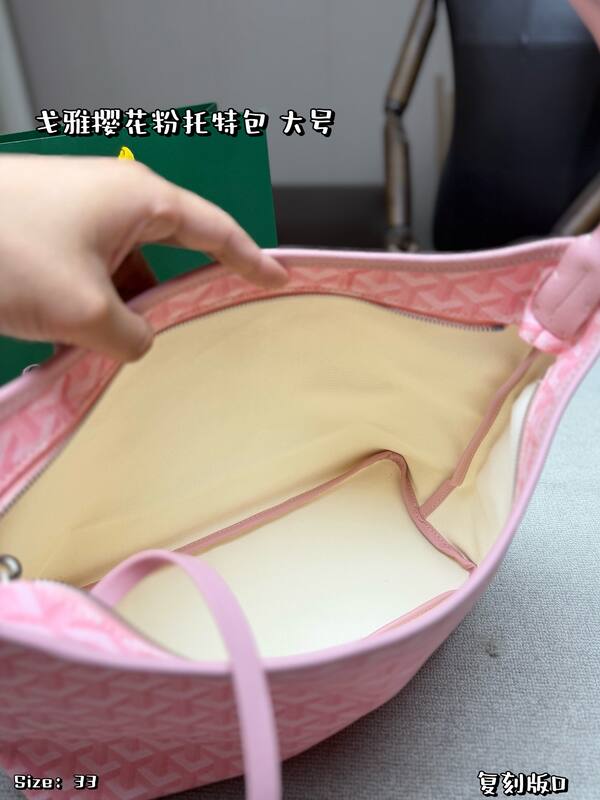 Goyard Boheme Hobo Pink Canvas hobo — Top Quality Replica