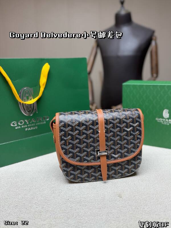 Goyard Belvedere Navy crossbody — Top Quality Replica
