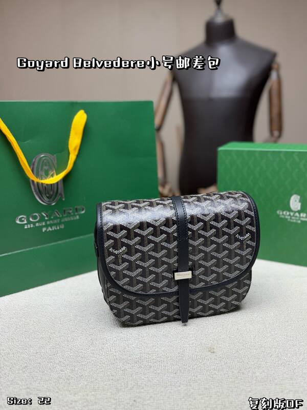 Goyard Belvedere Navy crossbody — Top Quality Replica