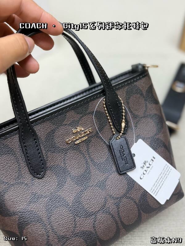 Coach City Black 38x28x15cm shoulder bag — Premium Replica