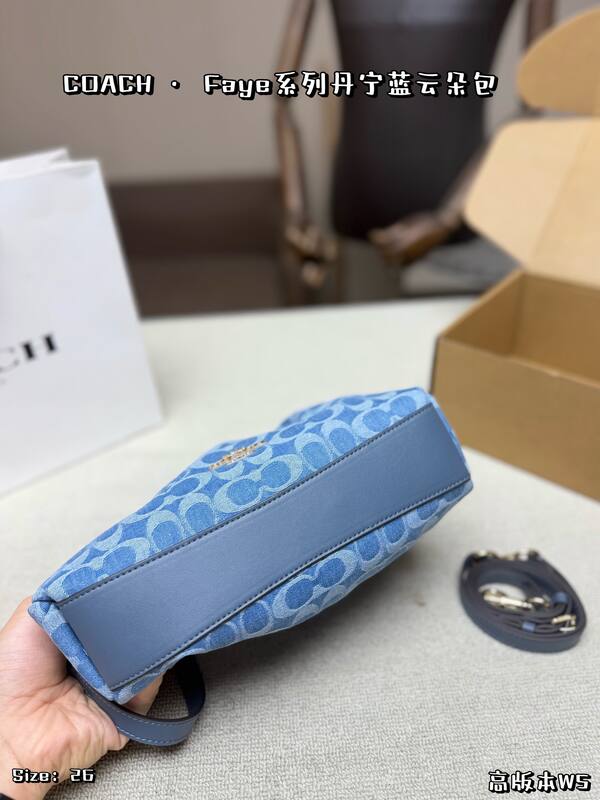 Coach Blue shoulder bag — Premium Replica