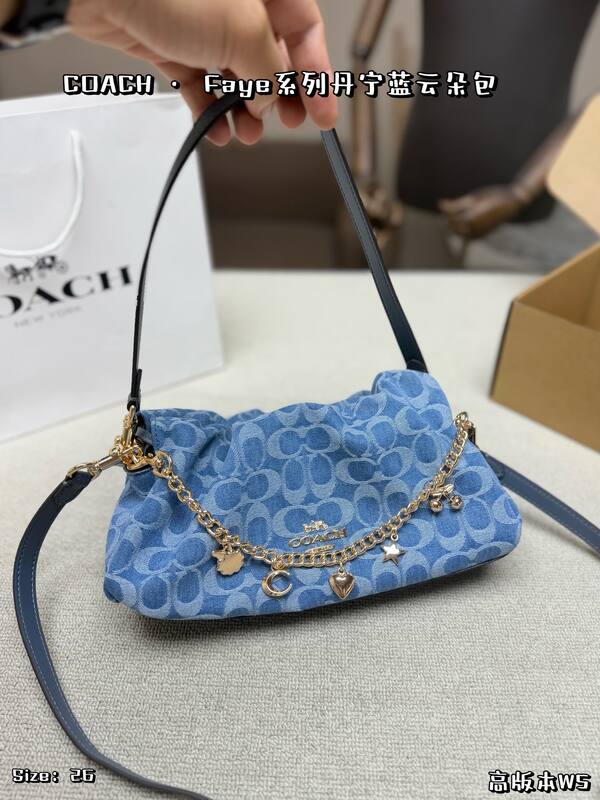 Coach Blue shoulder bag — Premium Replica