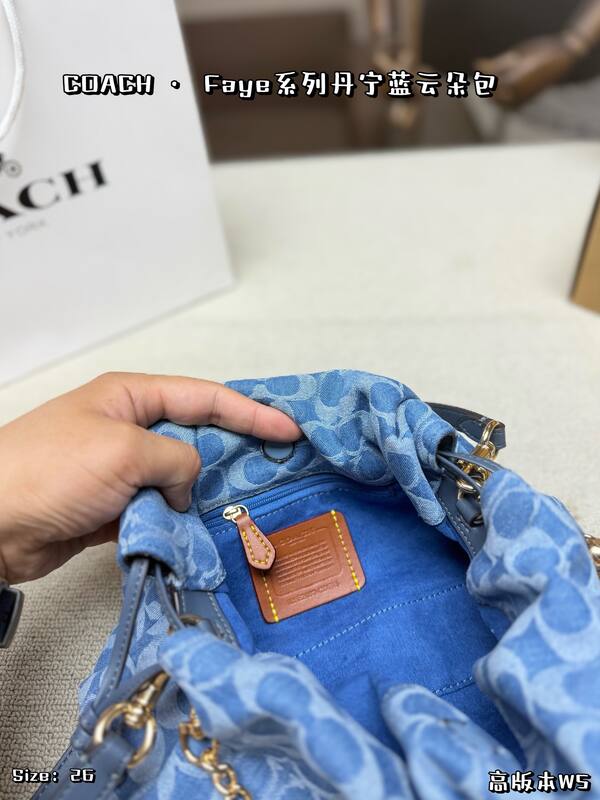 Coach Blue shoulder bag — Premium Replica