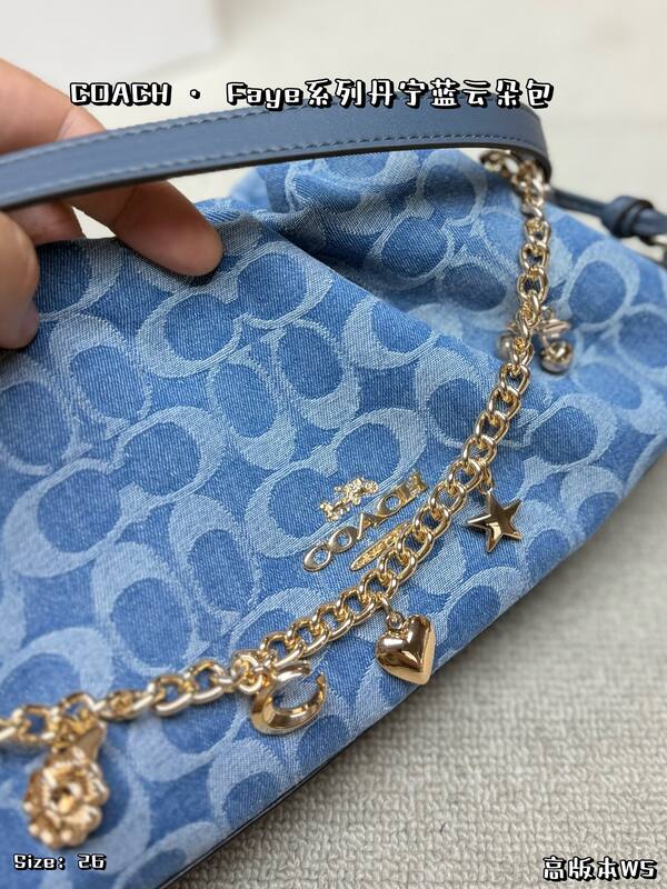 Coach Blue shoulder bag — Premium Replica