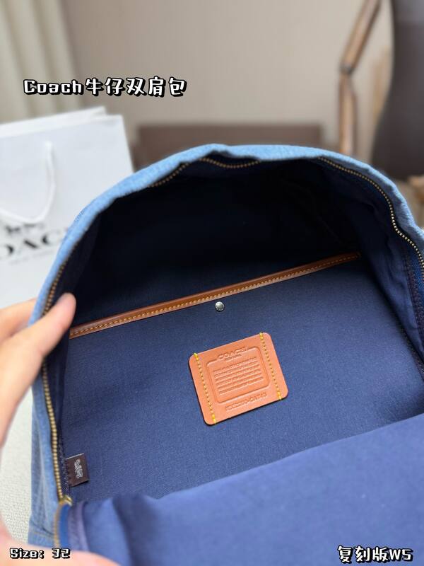 Coach Blue shoulder bag — 1:1 Replica