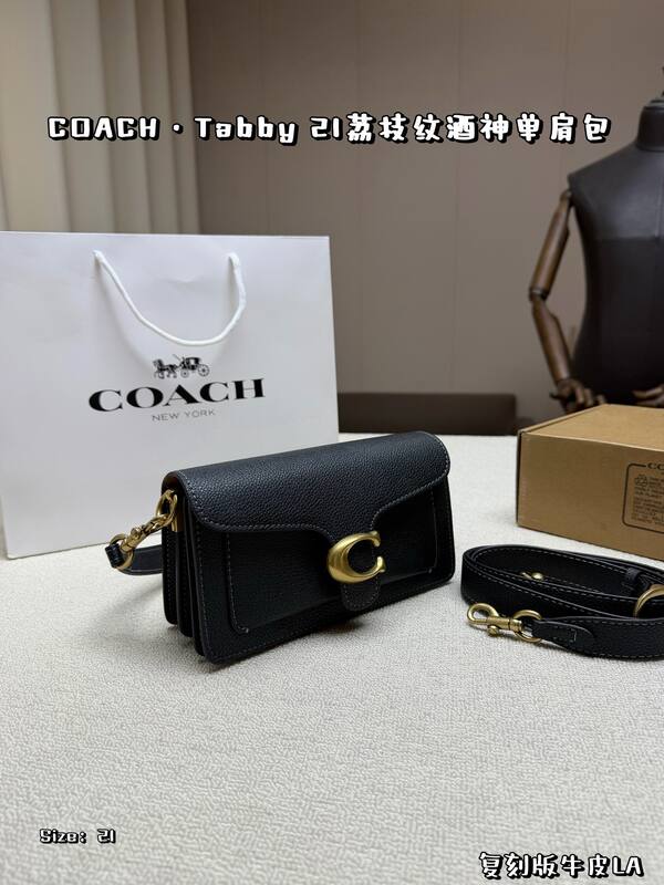 Coach Black shoulder bag — 1:1 Replica