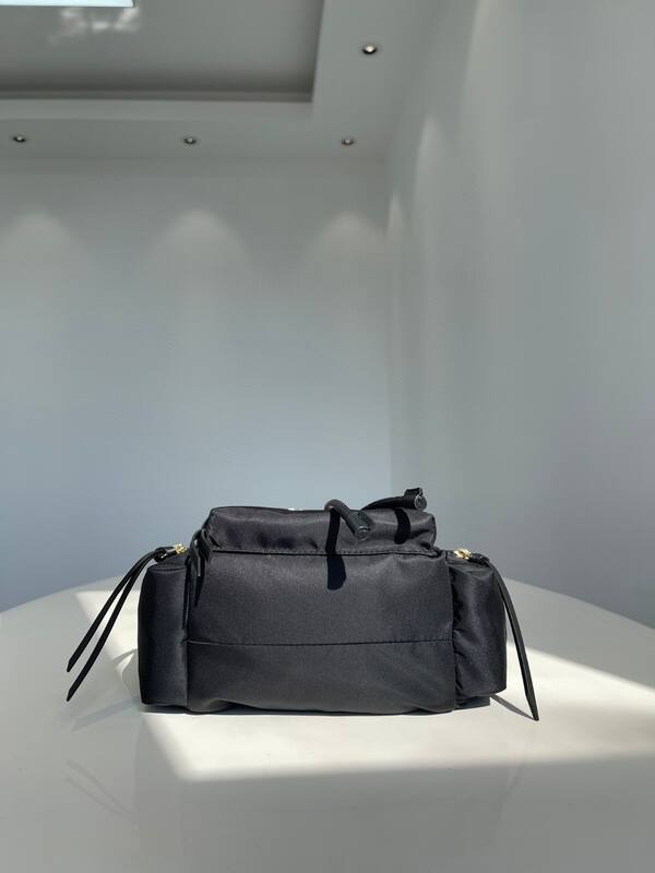 Burberry Black nylon with brown leather trim 26x16x11cm backpack — Top Quality Replica