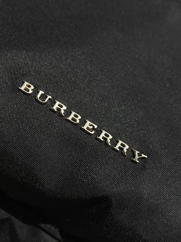 Burberry Black nylon with gold hardware 26x16x11cm backpack — 1:1 Replica