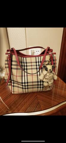 Burberry Red shoulder bag 1 1 Replica