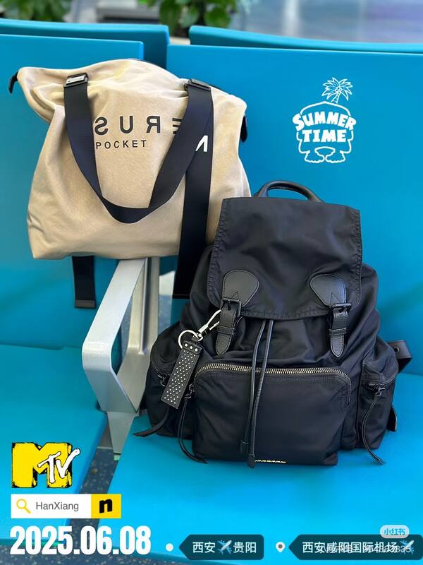 Burberry Black backpack — AAA Quality Replica