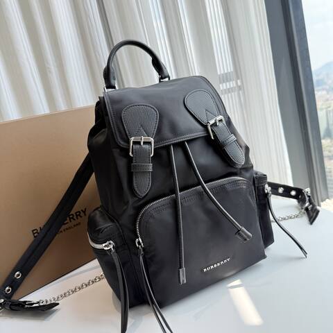 Burberry Black Nylon 22 x 14 x 33cm backpack Top Quality Replica