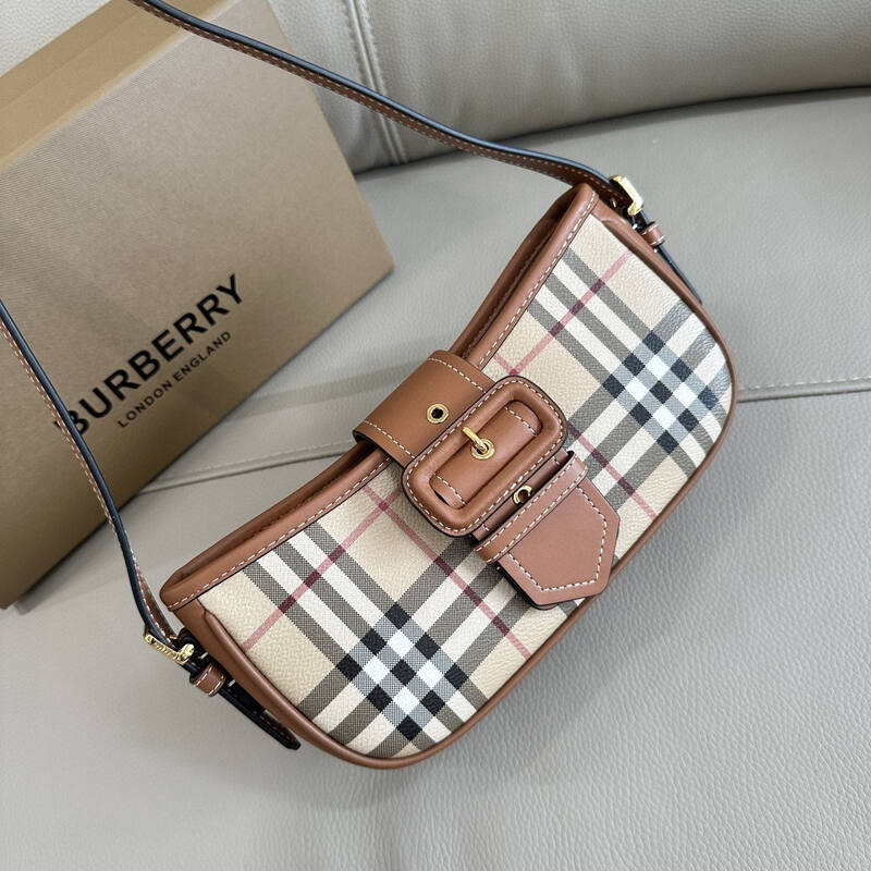 Burberry Brown 25x18x10cm shoulder bag — 1:1 Replica
