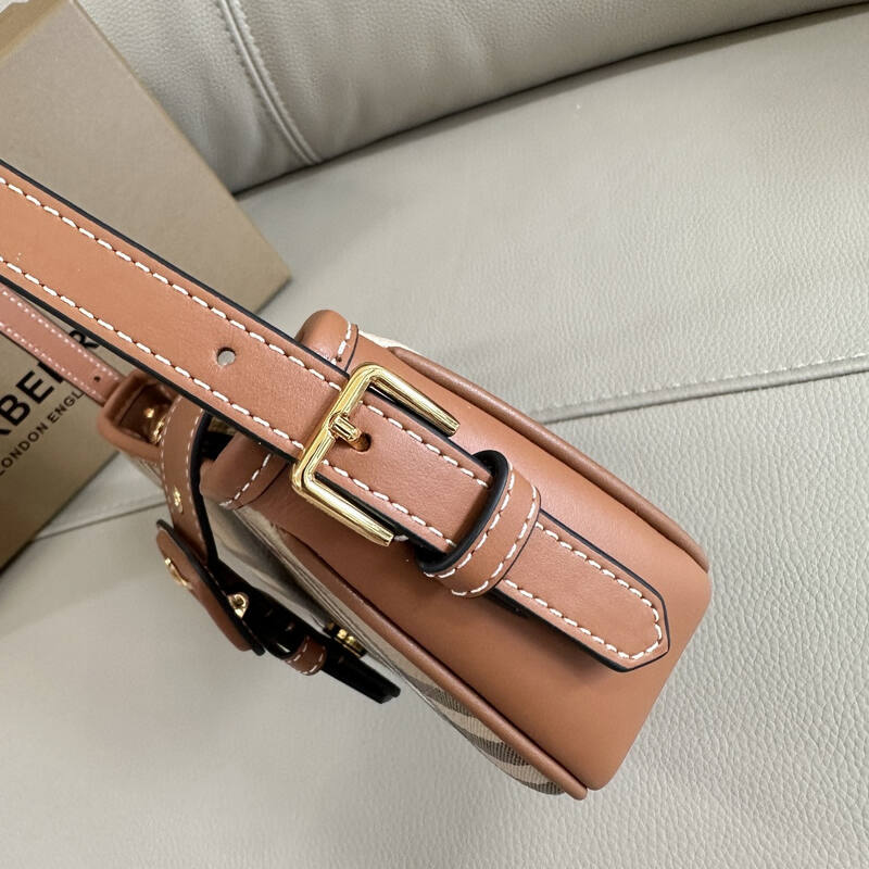 Burberry Brown 25x18x10cm shoulder bag — 1:1 Replica