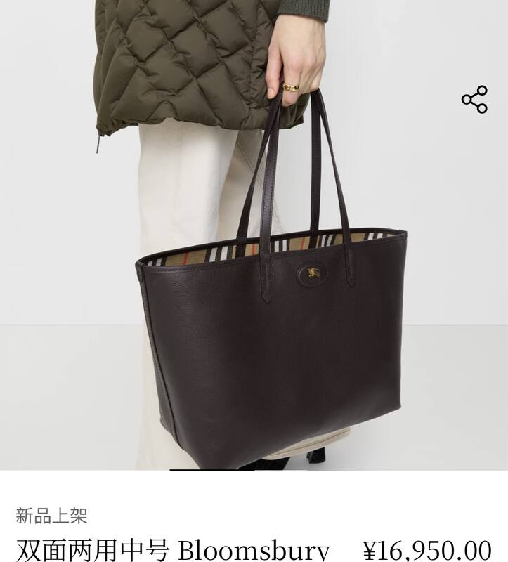 Burberry Black 30x22x12cm shoulder bag — 1:1 Replica
