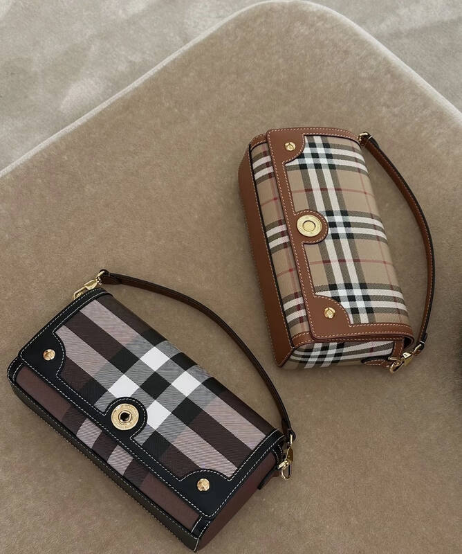 Burberry Birch Brown Check crossbody bag — Top Quality Replica