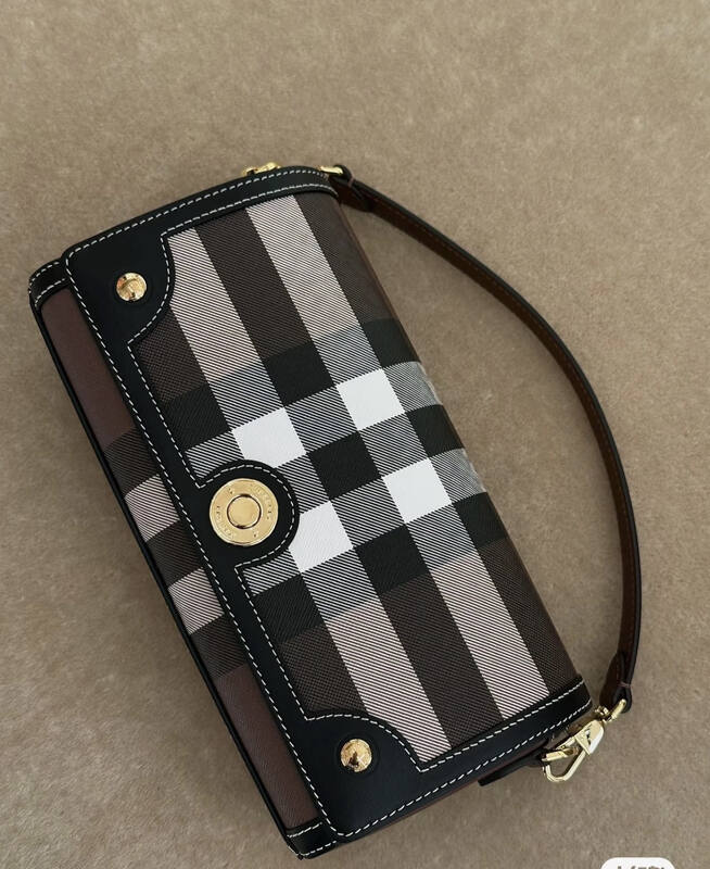 Burberry Birch Brown Check crossbody bag — Top Quality Replica