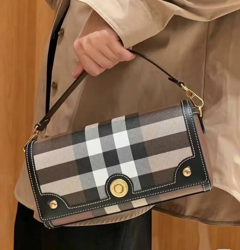 Burberry Birch Brown Check crossbody bag — Top Quality Replica
