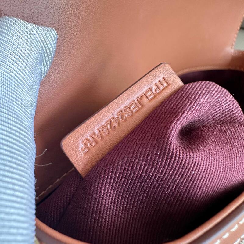 Burberry Vintage Check with Brown Leather Trim crossbody bag — Top Quality Replica