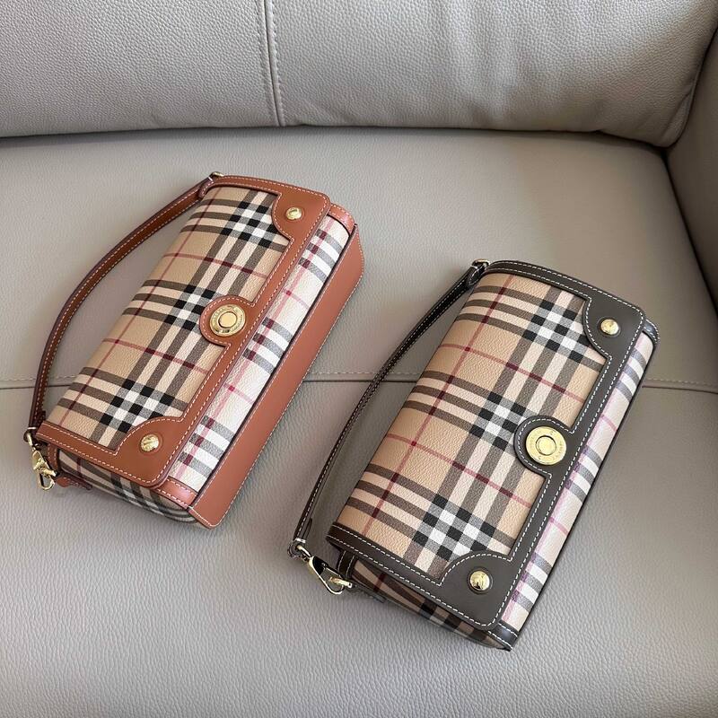 Burberry Vintage Check with leather trim crossbody bag — AAA Quality Replica