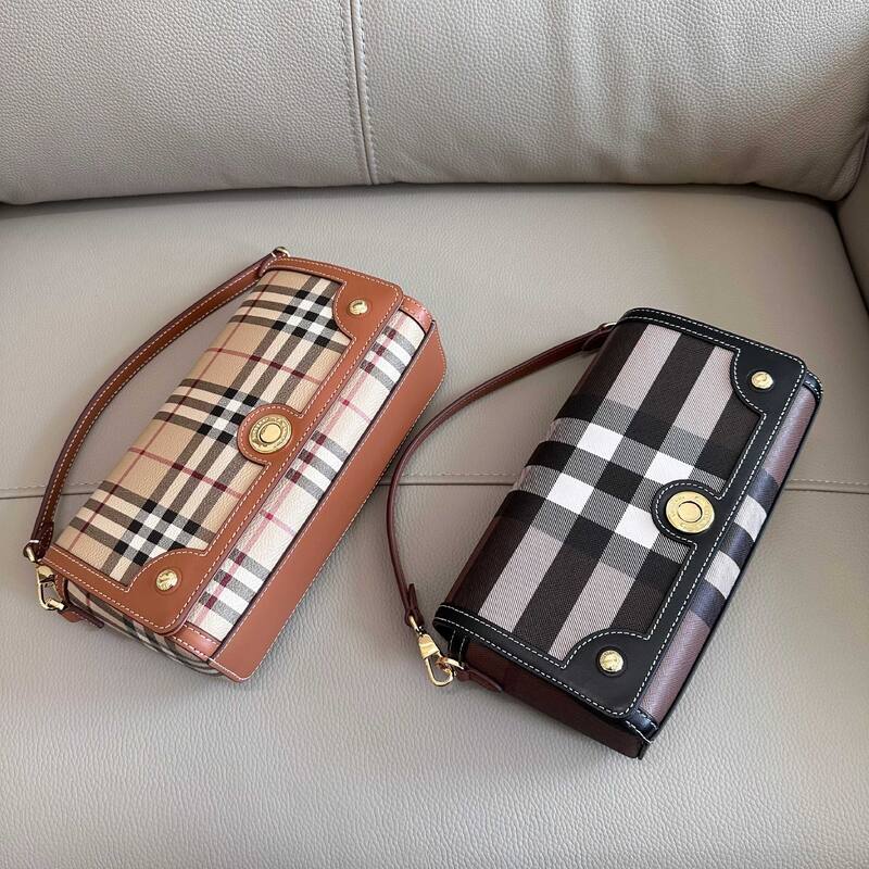 Burberry Vintage Check with leather trim crossbody bag — AAA Quality Replica