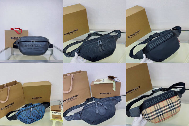 Burberry Black Beige Charcoal Check crossbody bag — Top Quality Replica