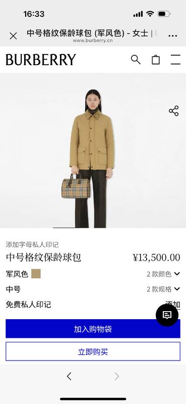 Burberry Beige 30x22x12cm shoulder bag — Top Quality Replica