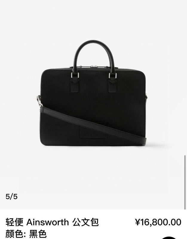 Burberry Ainsworth Black work — Top Quality Replica