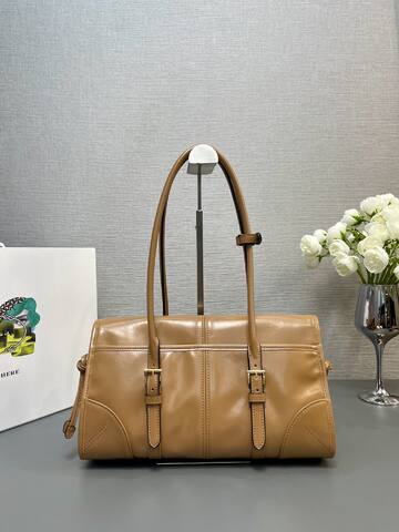 Prada Caramel brown leather 31x15x12cm shoulder Top Quality Replica