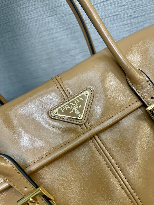 Prada Caramel brown leather 31x15x12cm shoulder — Top Quality Replica