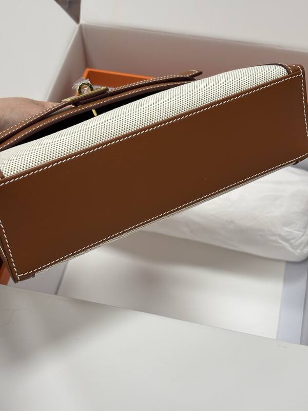 Hermes Kelly Gold swift leather shoulder — AAA Quality Replica
