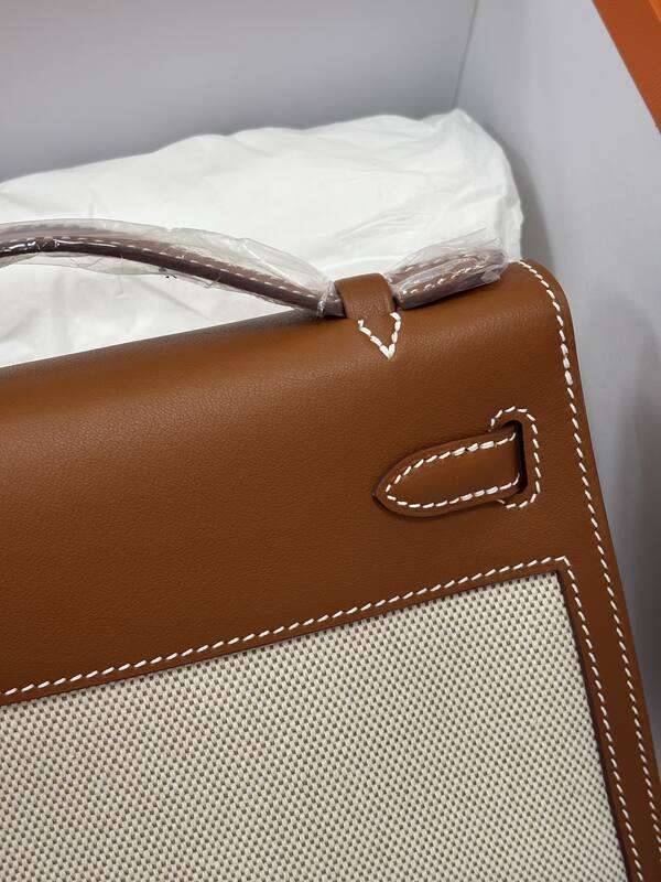 Hermes Kelly Gold swift leather shoulder — AAA Quality Replica