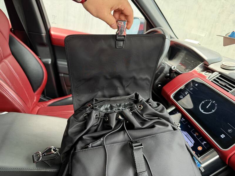 Prada Nylon black 39x40x15cm backpack — Premium Replica