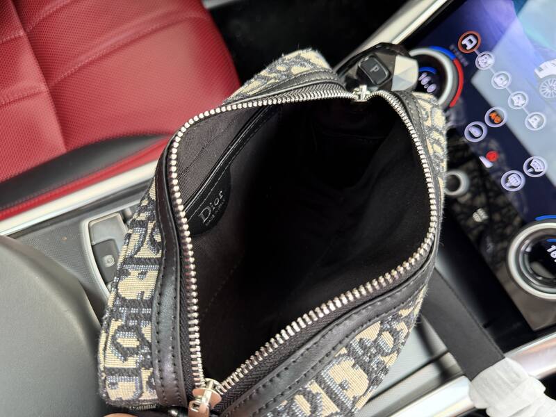 Dior Oblique navy beige 21x14x7cm crossbody — 1:1 Replica